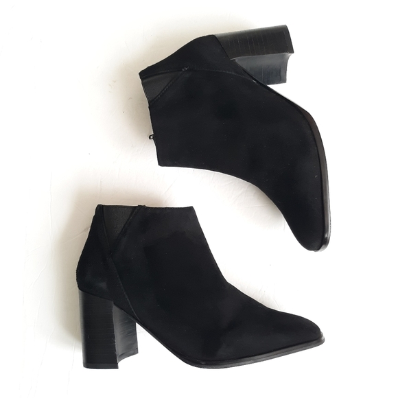 Jeffrey Campbell Ankle Booties Suede Black - Picture 1 of 8